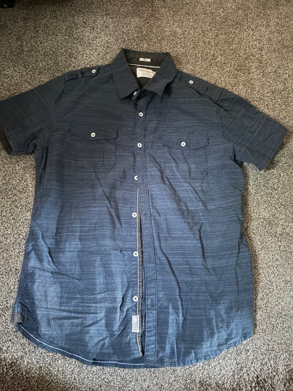 Paper Denim and Cloth mens large button front shirt